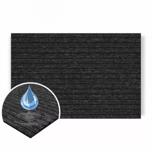 Tapete Duo Ideal Para Dias Chuvosos 90x60cm Preto