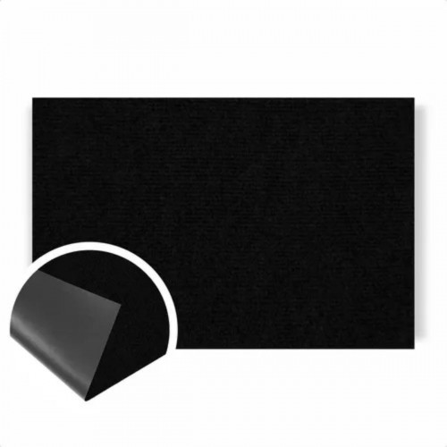 Tapete Home Agulhado Proteção Pisos Molhados 60x500cm Preto
