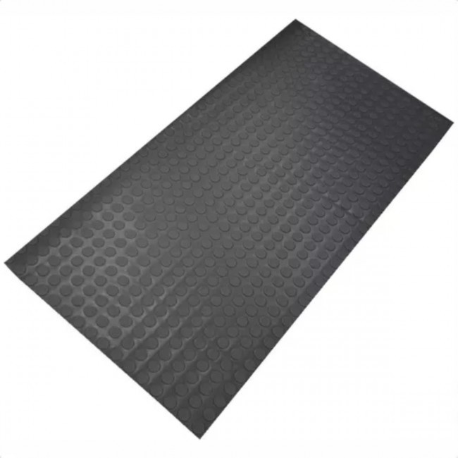 Piso Laminado Moeda Áreas De Alto Tráfego 65x500cm Preto